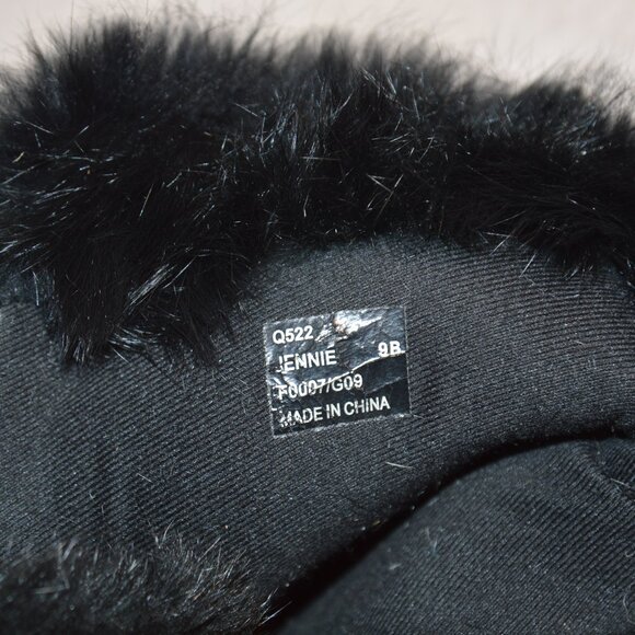 Coach Jennie Signature Quilted All-Over Monogram Print Winter Boot with Fur Trim - Picture 9 of 10